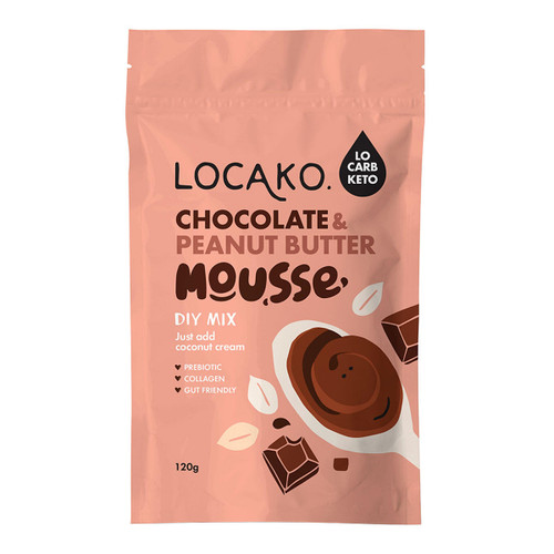 Locako Chocolate and Peanut Butter Mousse DIY Mix