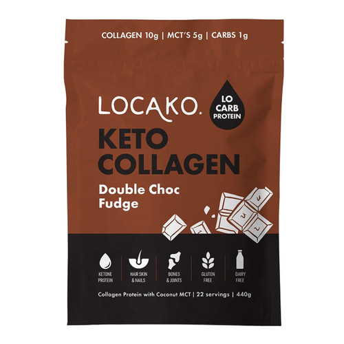 Locako Keto Collagen Double Choc Fudge