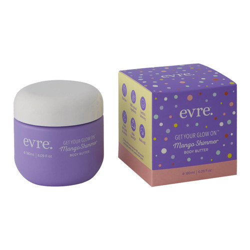 evre Get Your Glow On Mango Shimmer Body Butter