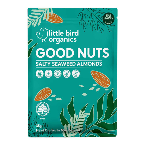 Little Bird Organics Good Nuts - Salty Seaweed Almonds