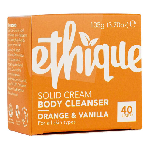 Ethique Solid Cream Body Cleanser - Orange and Vanilla