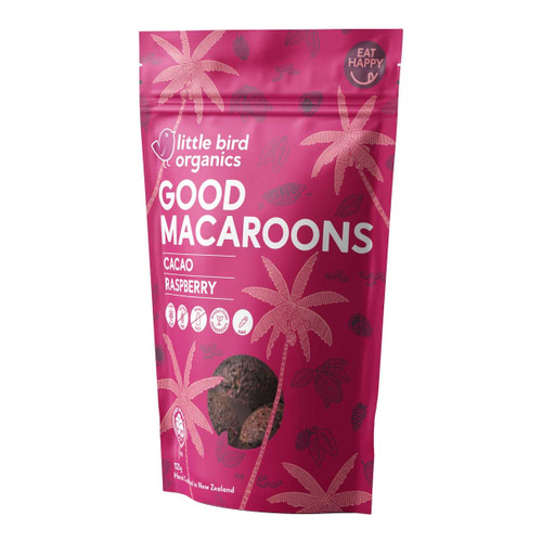 Little Bird Organics Good Macaroons - Cacao and Raspberry
