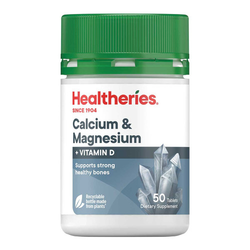 Healtheries Calcium & Magnesium + Vitamin D 