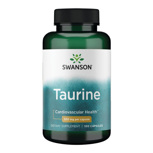 Swanson Taurine 500mg Capsules 