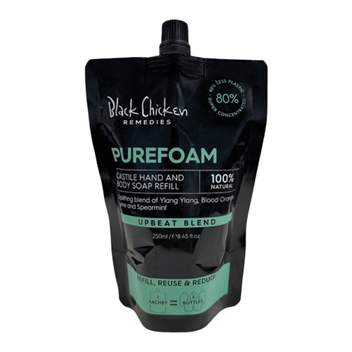 Black Chicken Remedies PureFoam Castile Hand and Body Soap Refill 