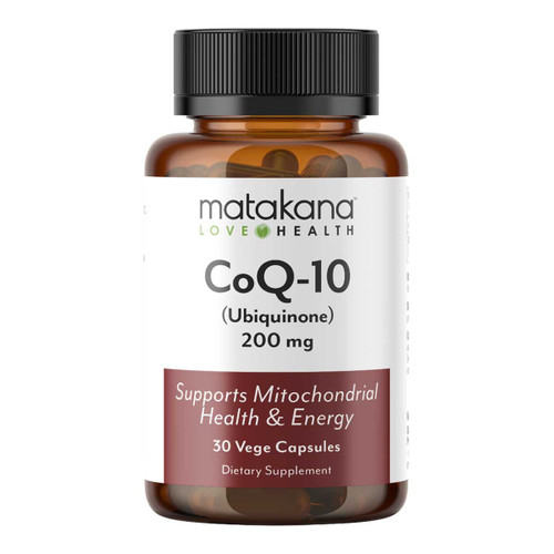 Matakana Superfoods CoQ-10 (Ubiquinone) 200mg 