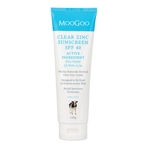 MooGoo Clear Zinc Sunscreen SPF 40 