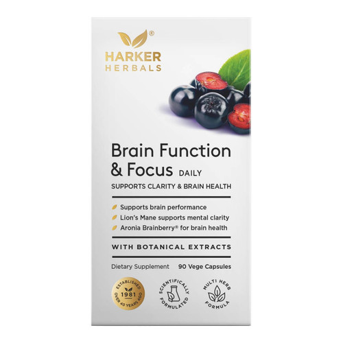 Harker Herbals Brain Function & Focus 