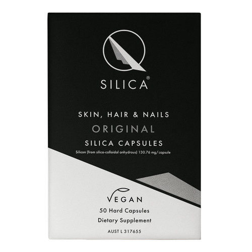 QSilica Hair, Skin & Nails Original Silica Capsules 