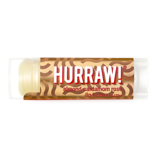 Hurraw Lip Balm - Almond, Cardamom & Rose 