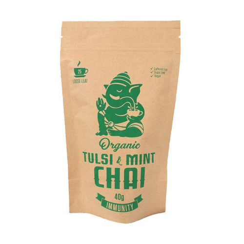 Mister Chai Organic Tulsi and Mint Chai