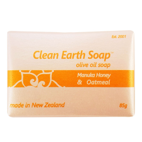 Clean Earth Soap Manuka Honey and Oatmeal Bar