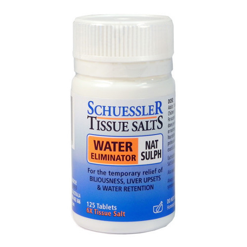 Schuessler Tissue Salts NAT SULPH - Water Eliminator Tablets