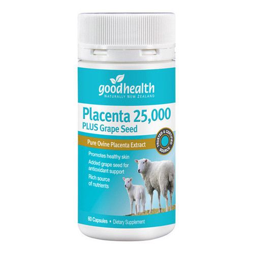 Good Health Placenta 25,000 plus Grape Seed