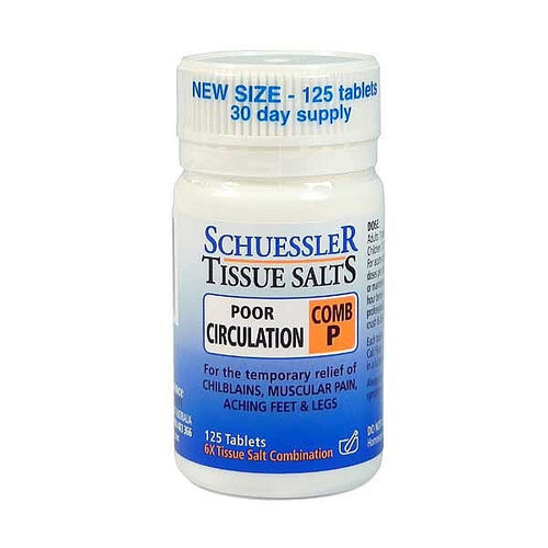 Schuessler Tissue Salts Combination P - Poor Circulation