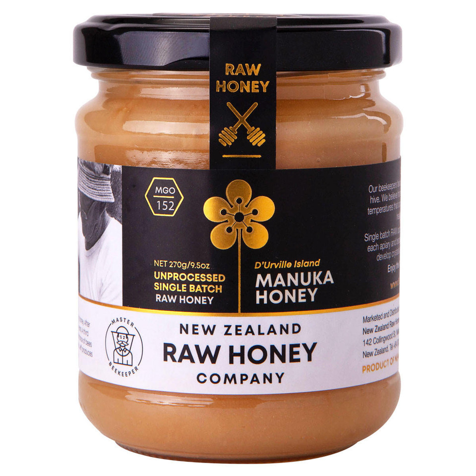 Buy RAW Manuka Honey MGO152+ by New Zealand Raw Honey Company I