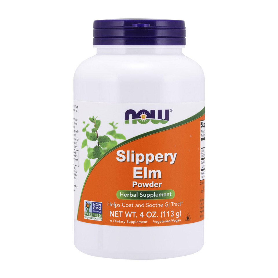 Buy Slippery Elm Powder by NOW foods I HealthPost NZ