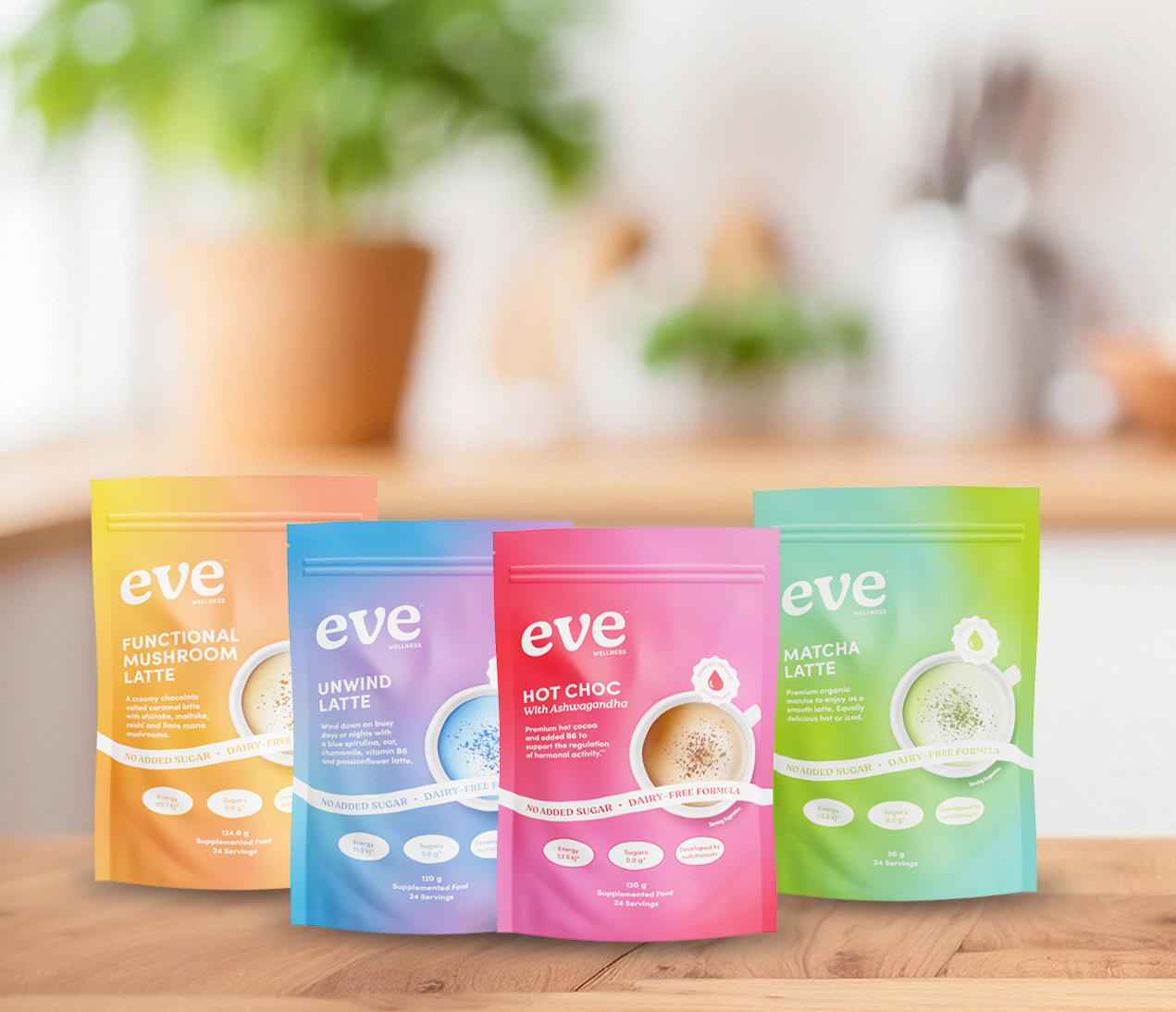 NEW Eve Wellness Superfood Lattes range