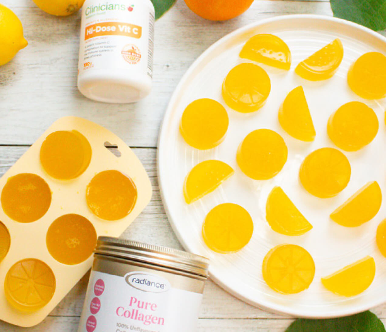 Skin-loving vitamin C & collagen gummies