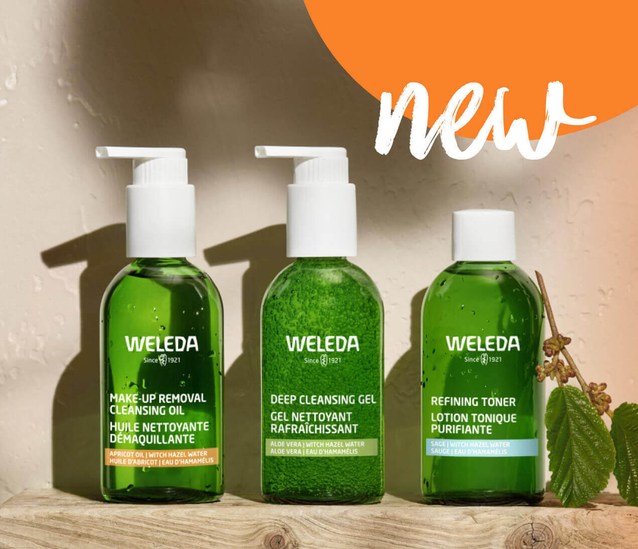 NEW Weleda Facial Cleansing range