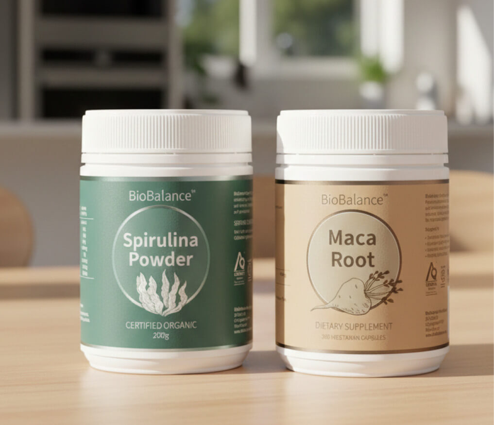 Back in stock: BioBalance Moringa, Maca & Spirulina