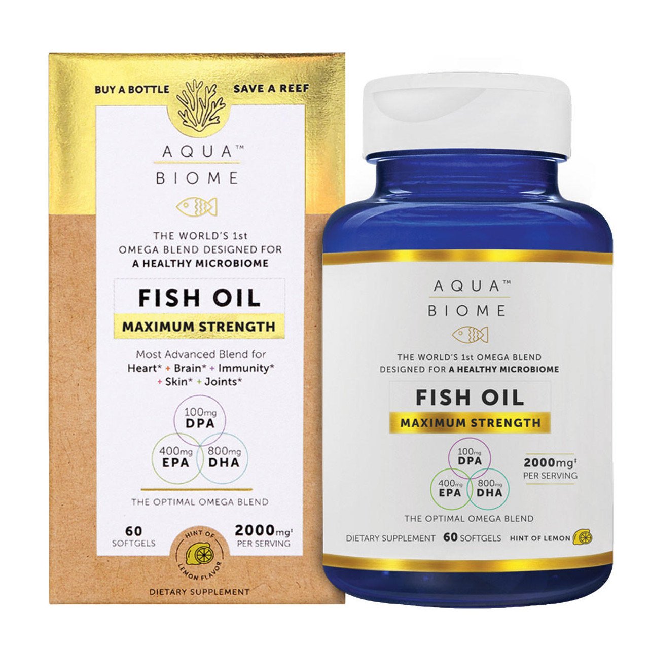 Aqua Biome Fish Oil Maximum Strength