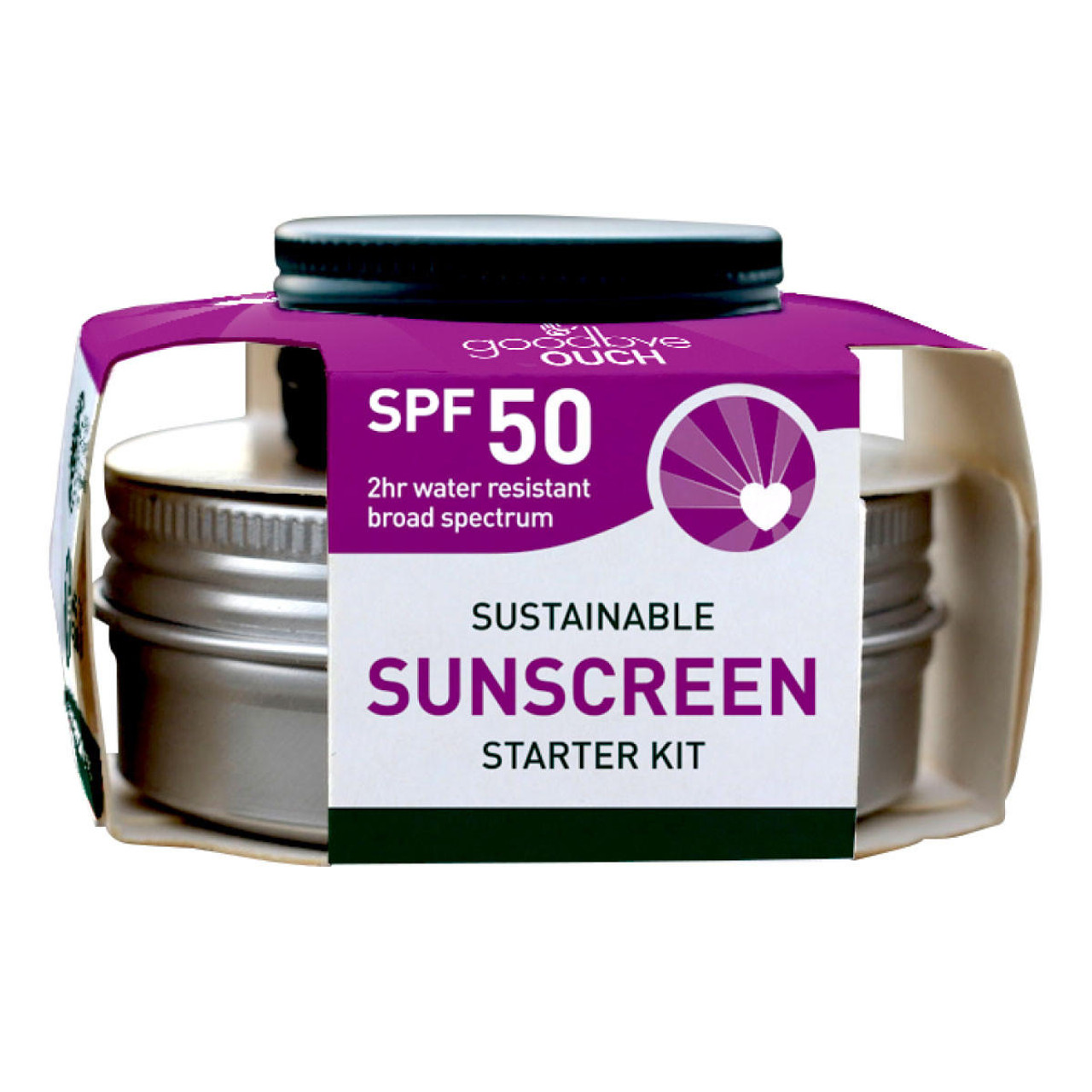 Goodbye Ouch Sustainable Sunscreen Starter Kit SPF50