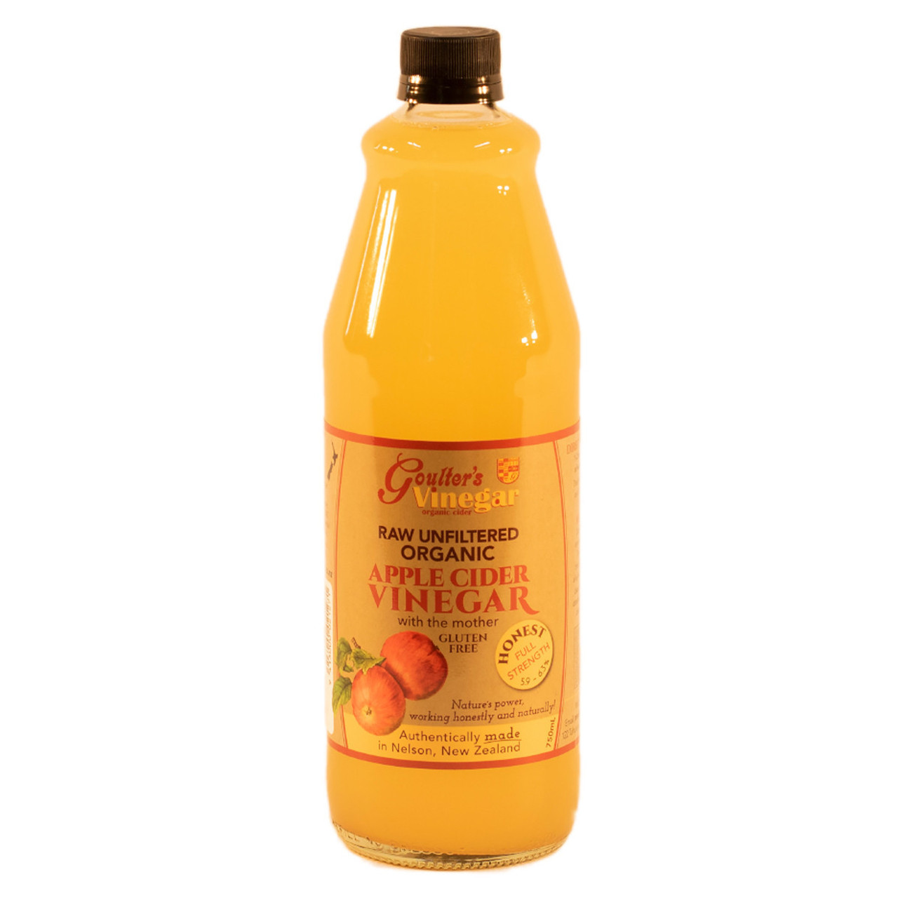 Goulters Certified Organic Raw Apple Cider Vinegar