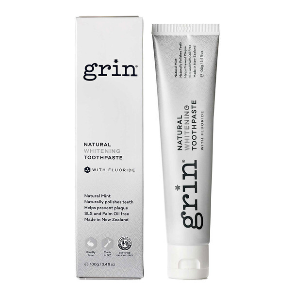 Grin Natural Whitening Toothpaste with Fluoride