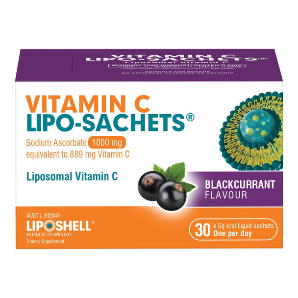 Lipo-Sachets Vitamin C Blackcurrant