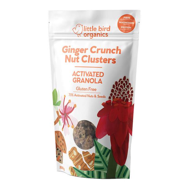 Little Bird Organics Activated Granola – Ginger Crunch Nut Clusters