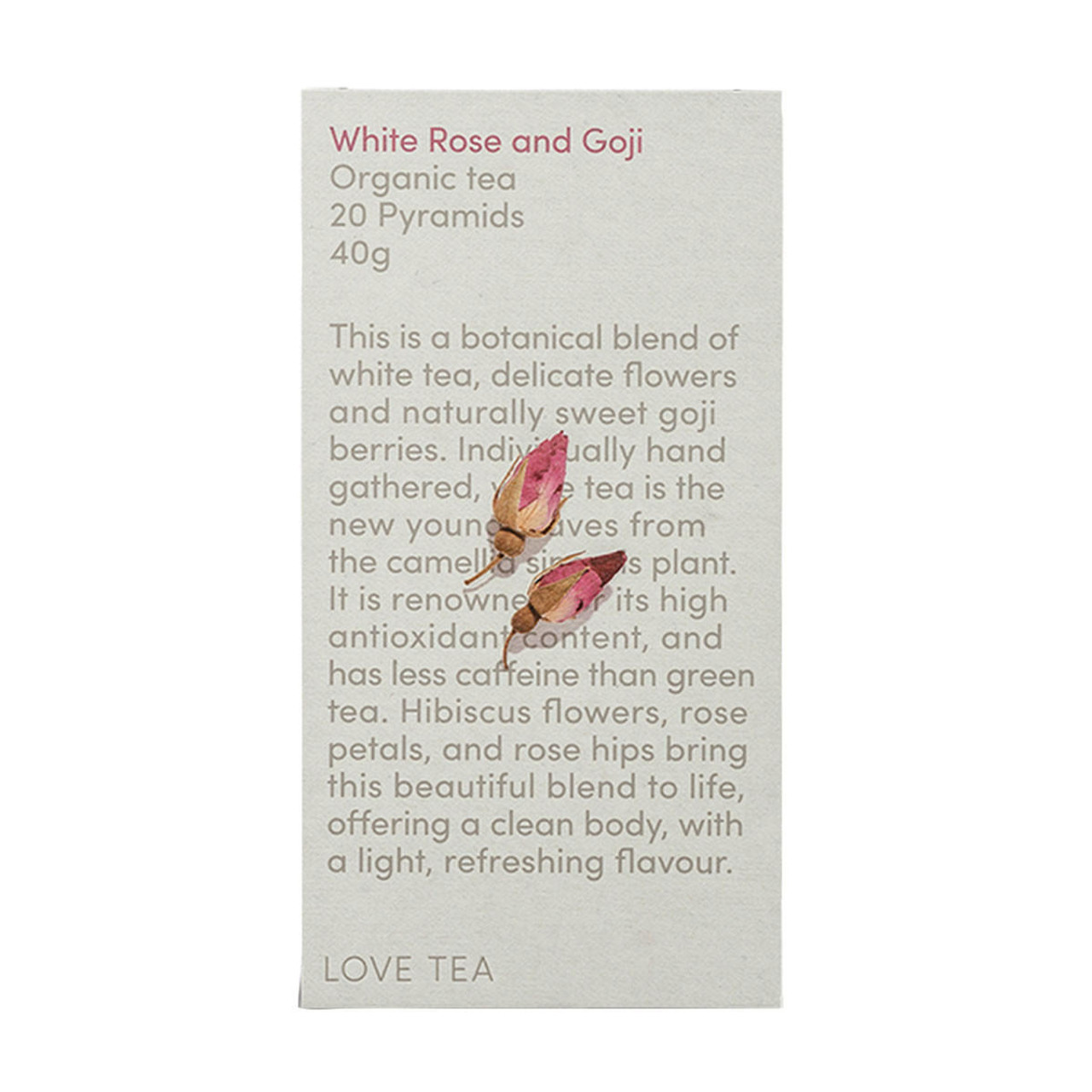 Love Tea White Rose & Goji