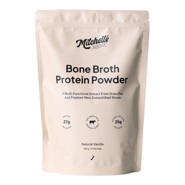 Mitchells Bone Broth Protein Powder – Vanilla Mitchells Bone Broth Protein Powder – Vanilla
