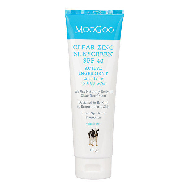 MooGoo Clear Zinc Sunscreen SPF 40