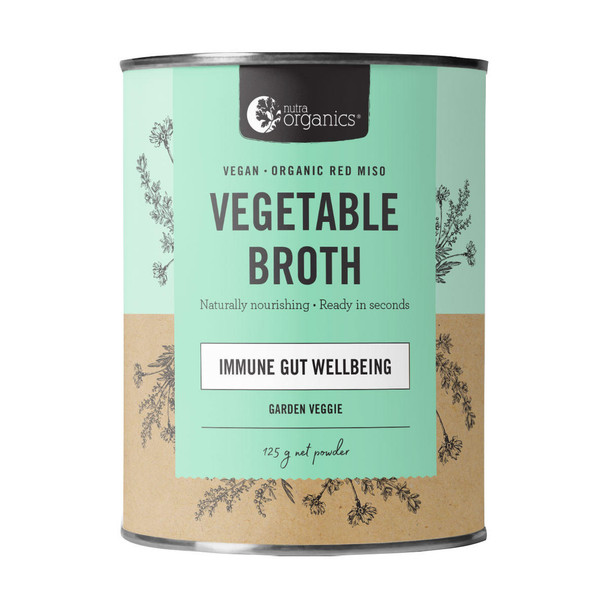 Nutra Organics Vegetable Broth Garden Veggie