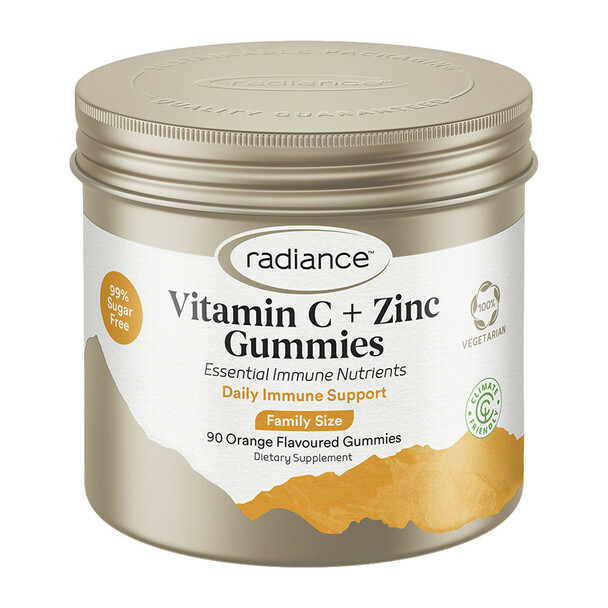 Radiance Sugar Free Vitamin C & Zinc Gummies