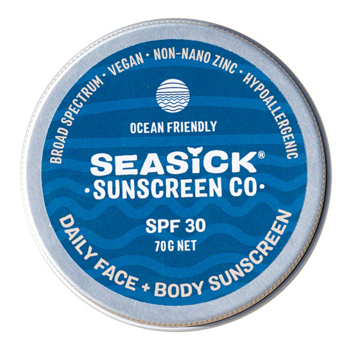 Seasick Sunscreen Daily Face + Body Sunscreen SPF30