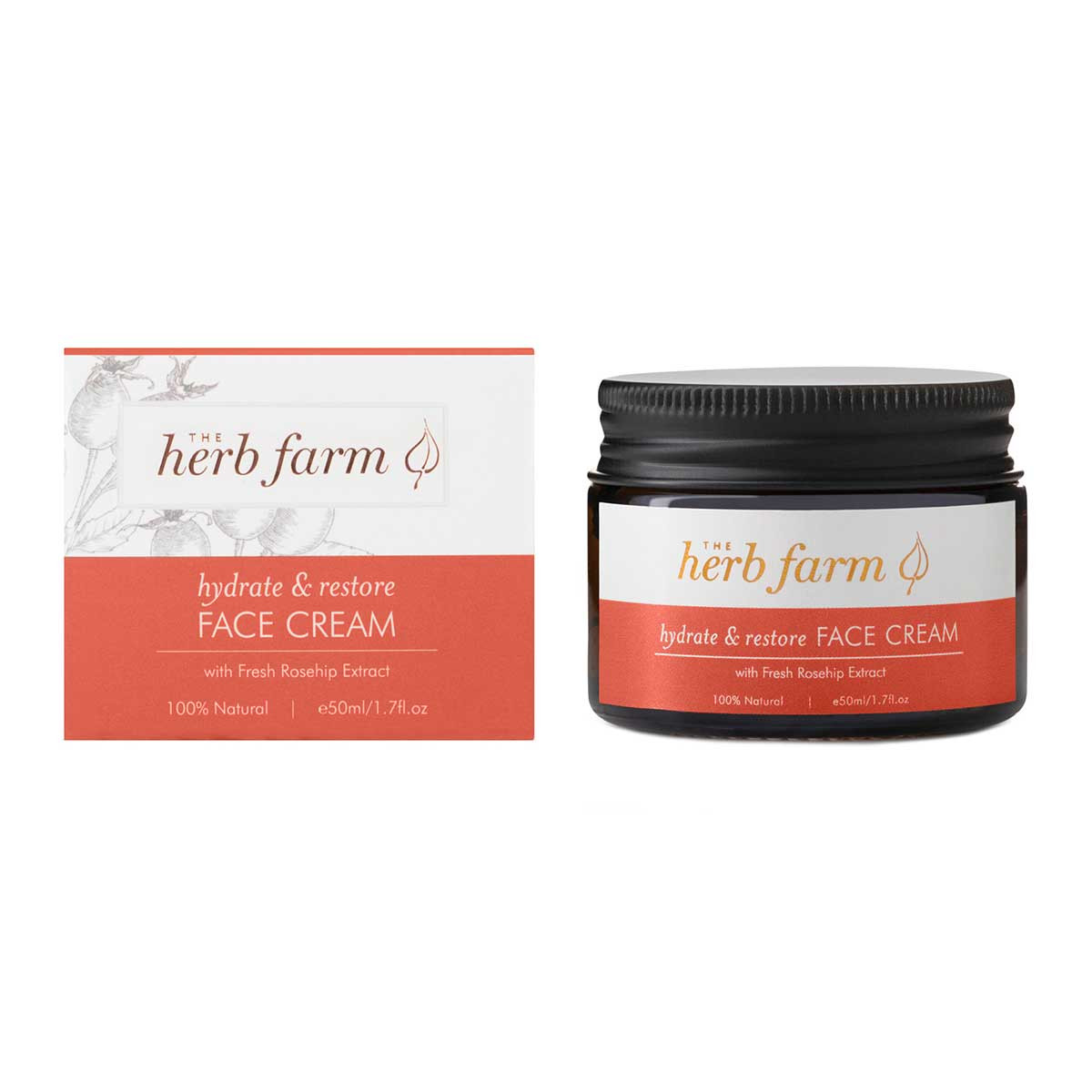 Buy Replenishing Rosehip Face Cream by The Herb Farm I HealthPost NZ