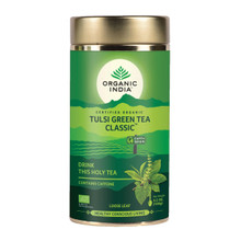 Organic India Tulsi Green Tea Classic Loose Leaf 100gm Loose Leaf Organic India Tulsi Green Tea Classic Loose Leaf 100gm Loose Leaf