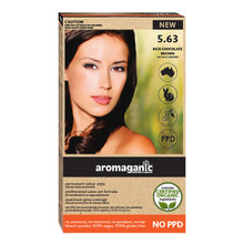 Aromaganic Rich Chocolate Brown Hair Dye (5.63) Each Aromaganic Rich Chocolate Brown Hair Dye (5.63) Each