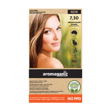 Aromaganic Medium Golden Blonde Hair Dye (7.3) Each Aromaganic Medium Golden Blonde Hair Dye (7.3) Each