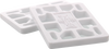 DOGTOWN 1/4" RISERS SET WHITE