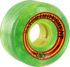 SATORI GOO BALL RASTA 62mm 78a CLEAR GREEN