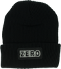 ZERO BOLD PATCH BEANIE BLACK