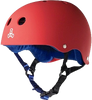 T8 HELMET RED RUBBER/BLUE M