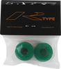 SABRE R-TYPE BUSHINGS 93a CLR.GREEN 2pk w/washers