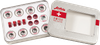 ANDALE SWISS TIN BOX BEARINGS SET SIL/WHT/RED