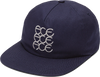 ACE RINGS 5 PANEL HAT ADJ-NAVY/WHT