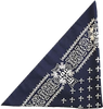 DOGTOWN CROSS BANDANA NAVY BLUE