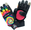 T8 DOWNHILL SLIDE GLOVES XS-TIE DYE/BLK